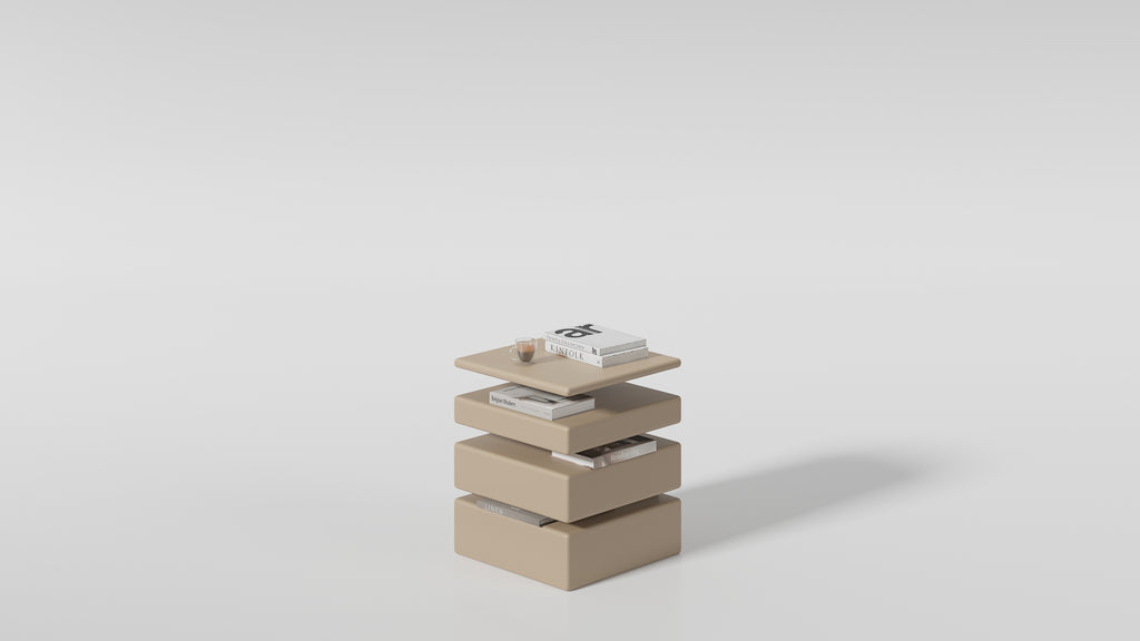 Glide Side Table - Grey