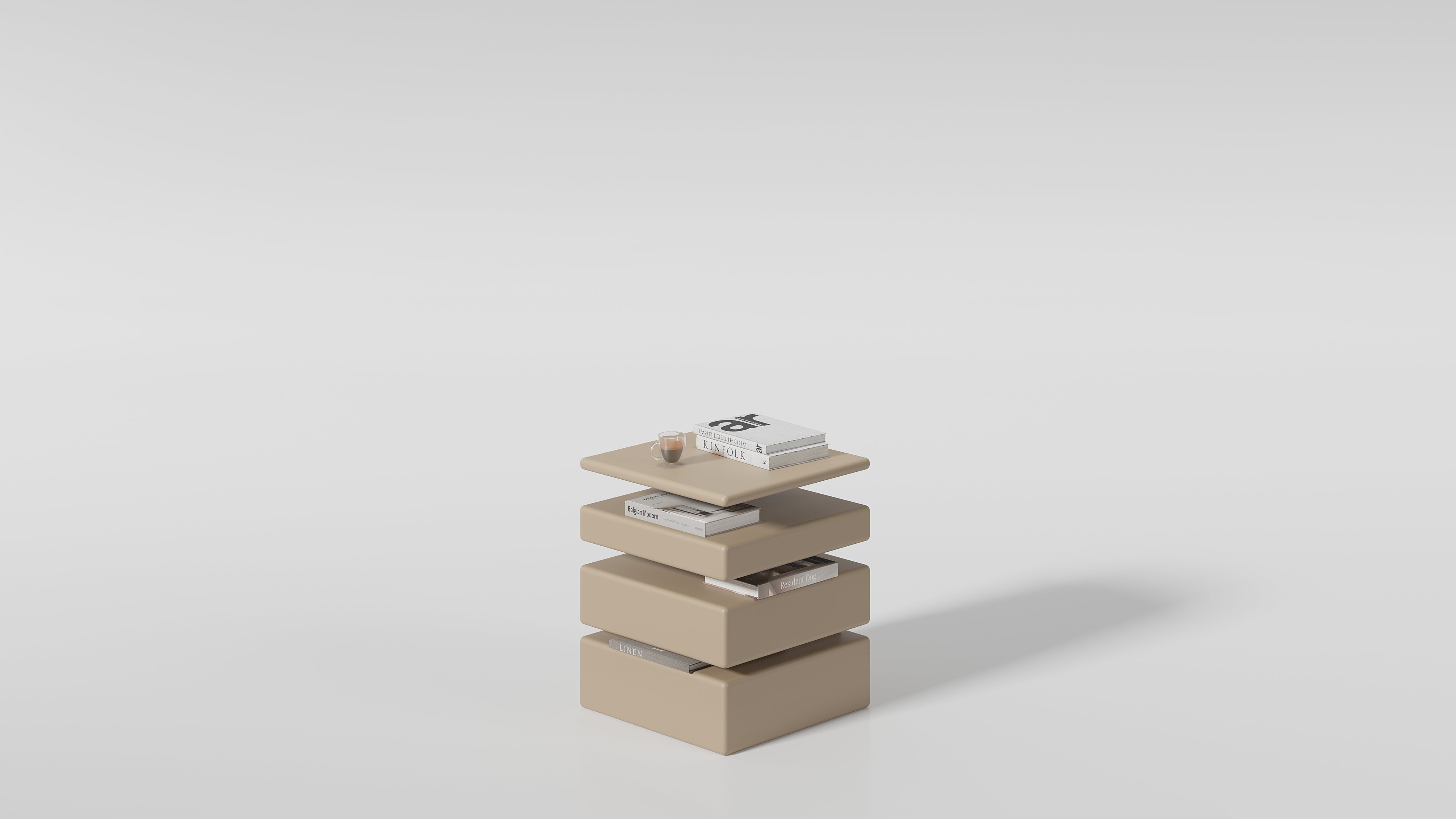 Glide Side Table - Grey