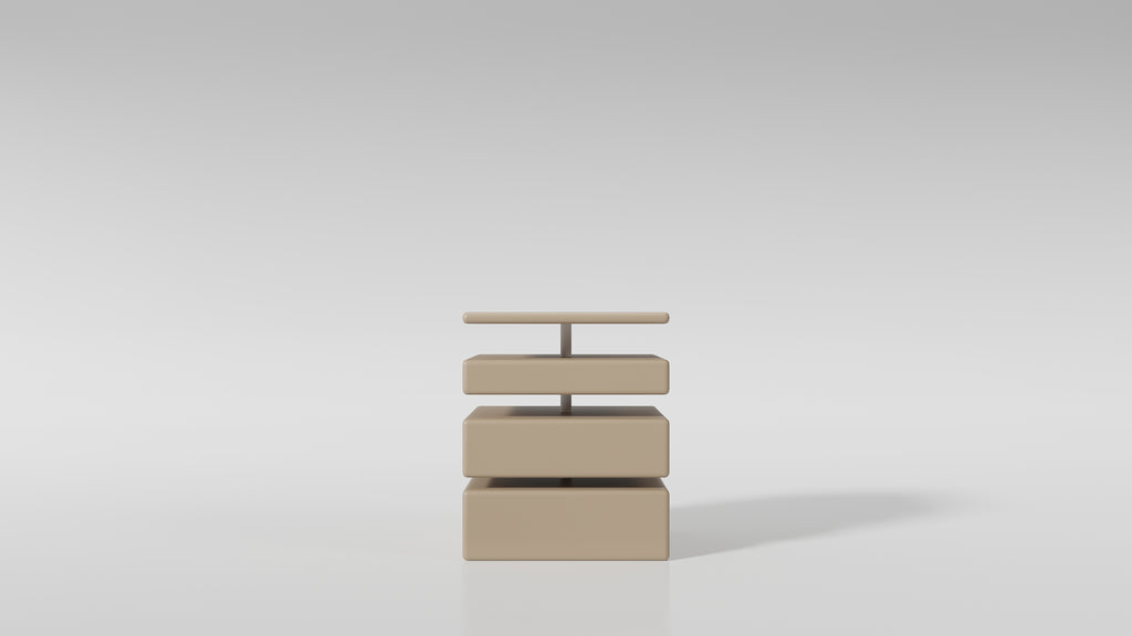 Glide Side Table - Beige
