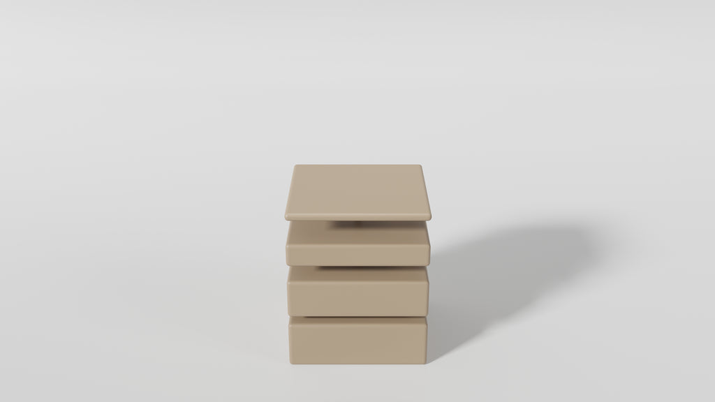 Glide Side Table - Beige