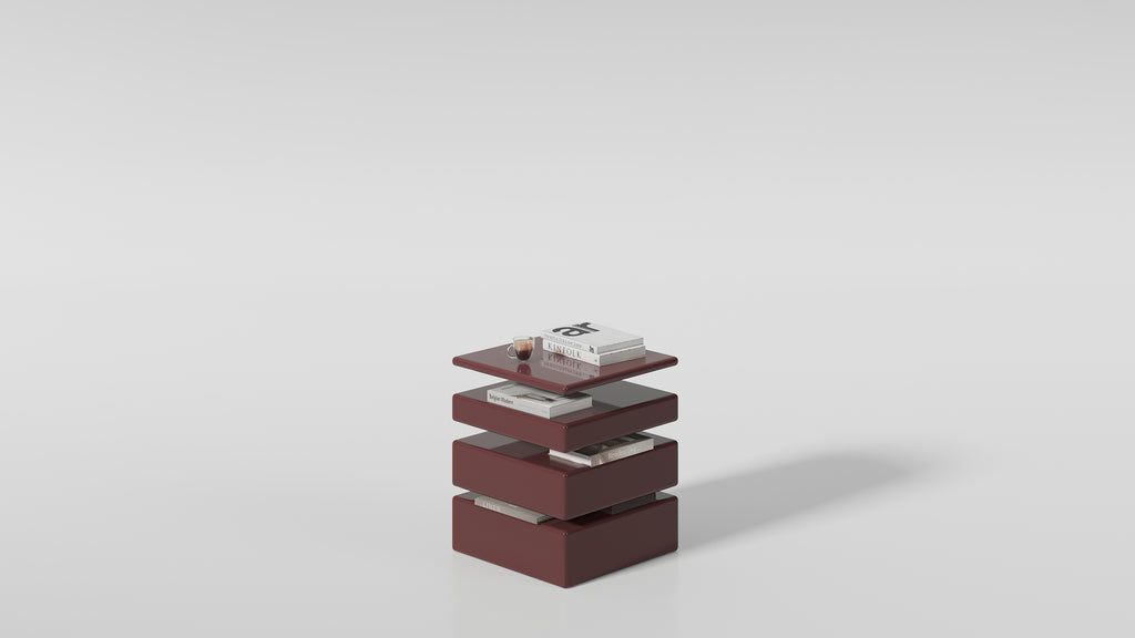 Glide Side Table - Grey