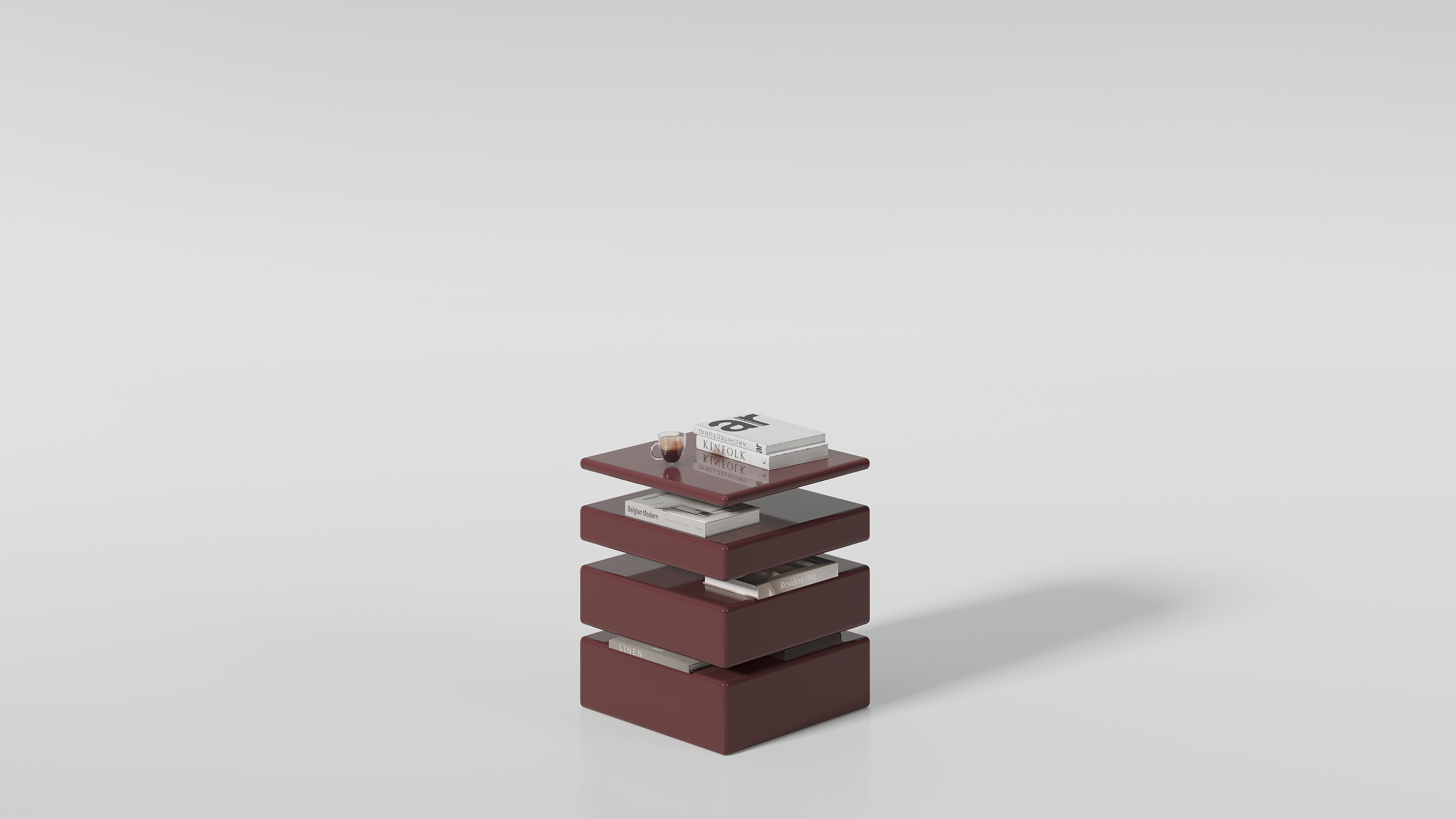 Glide Side Table - Grey