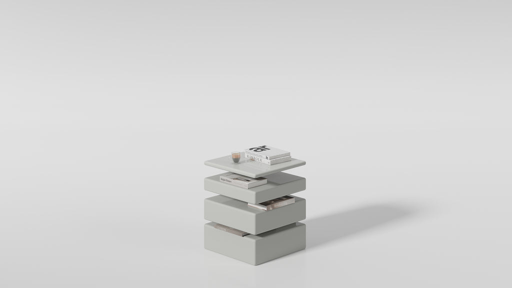 Glide Side Table - Grey