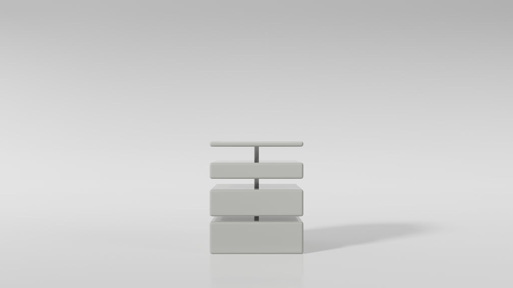 Glide Side Table - Grey