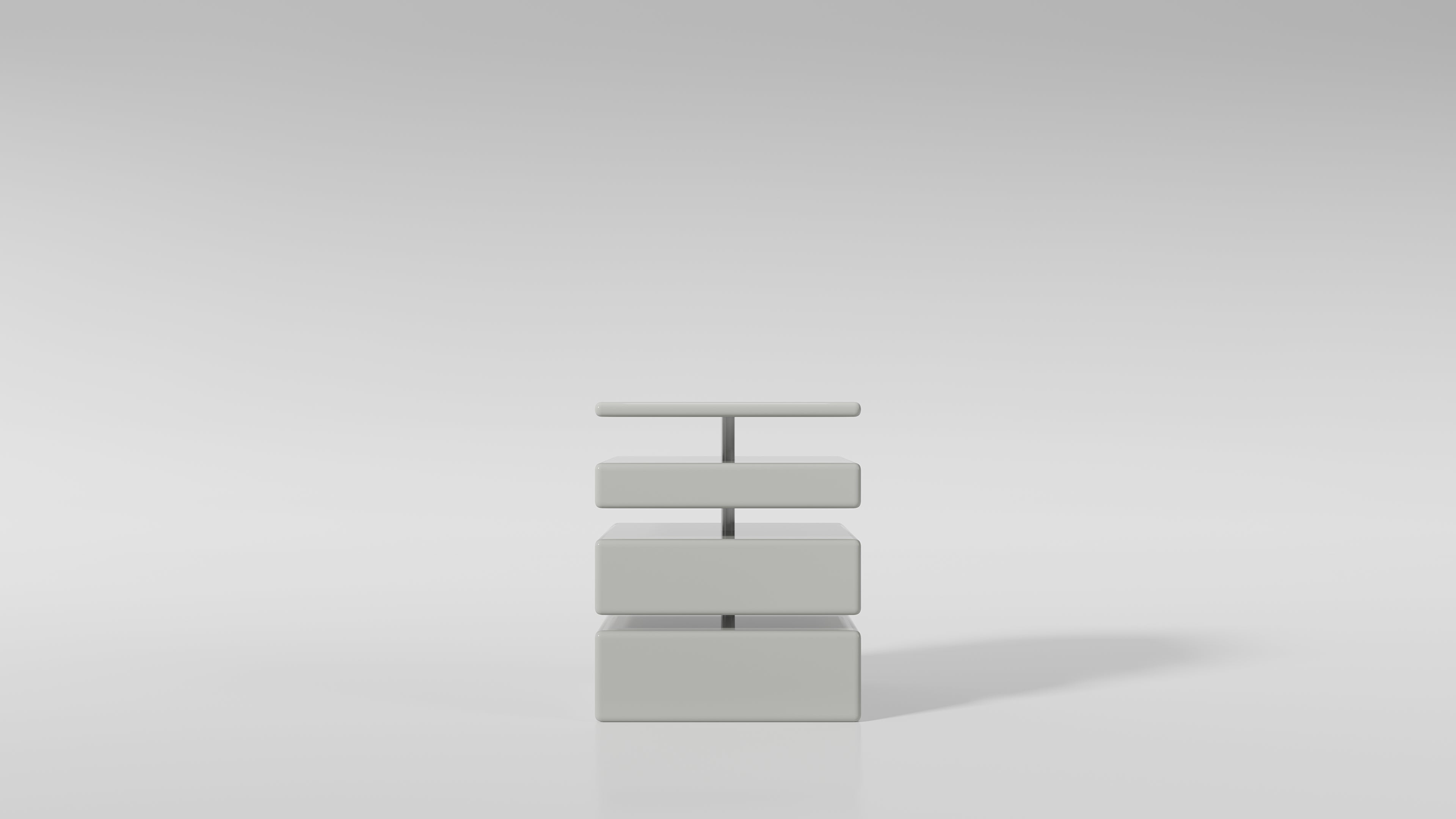 Glide Side Table - Grey