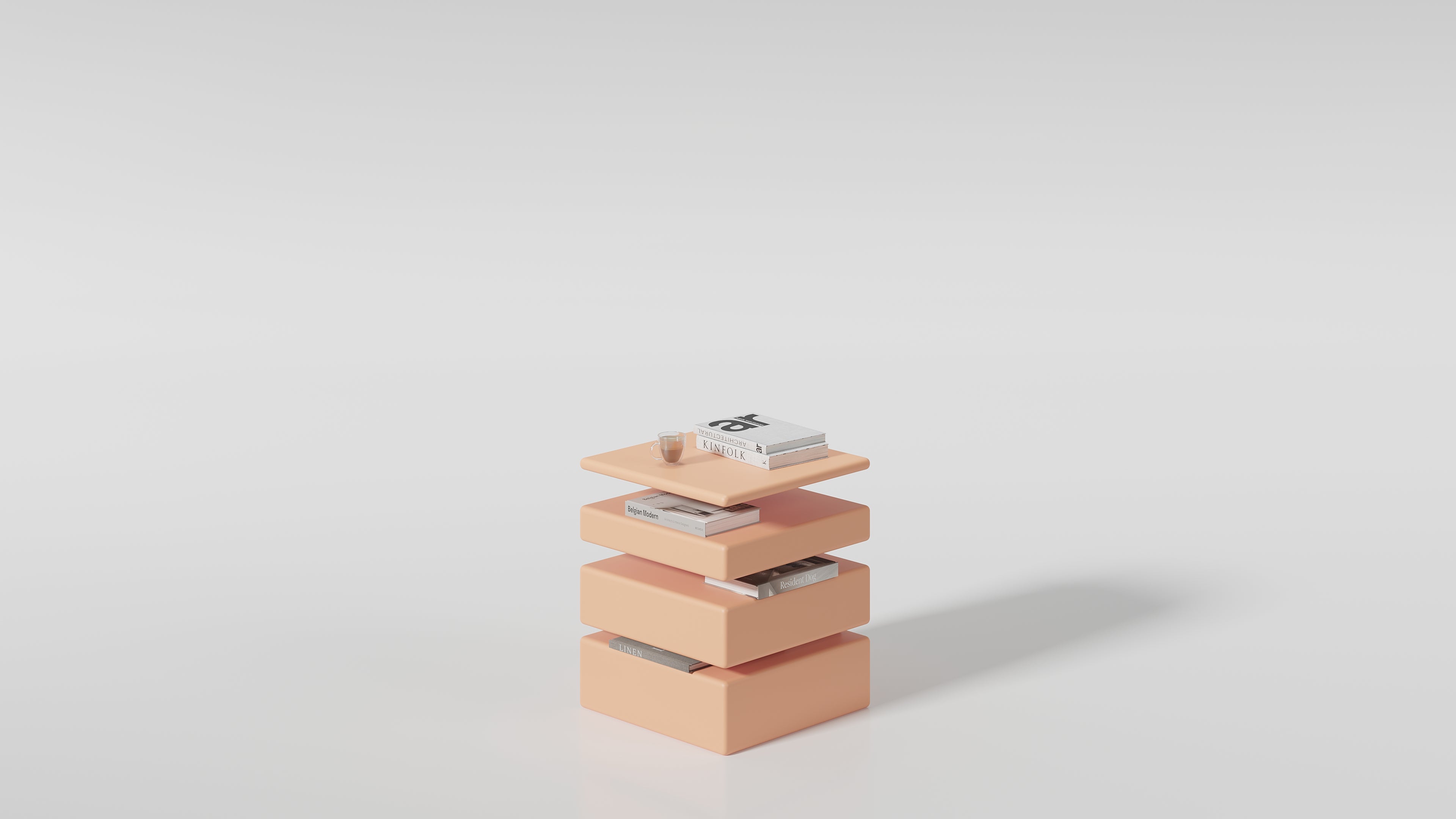 Glide Side Table - Grey
