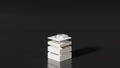 Glide Side Table - White