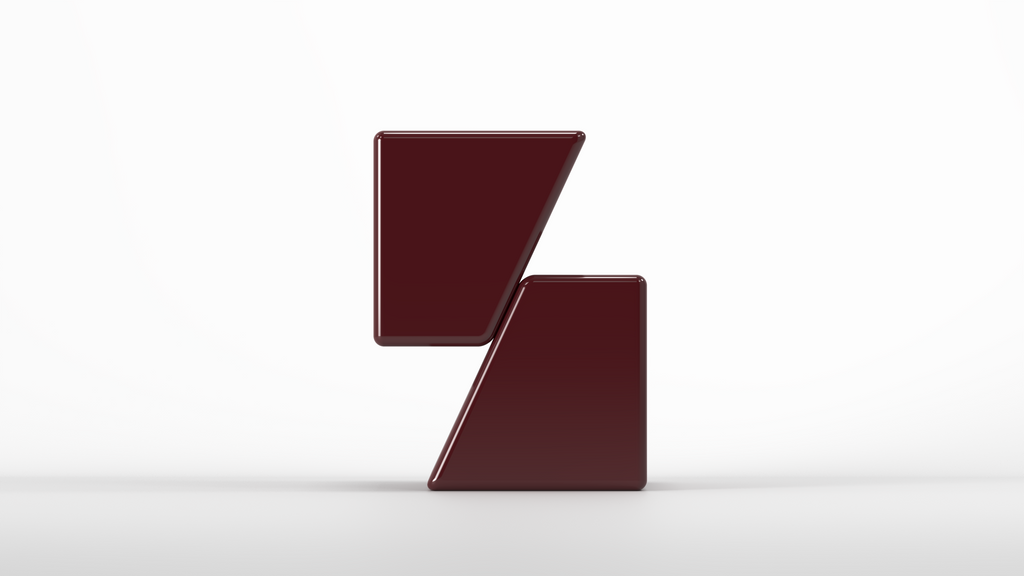Narciso Side Table - Burgundy